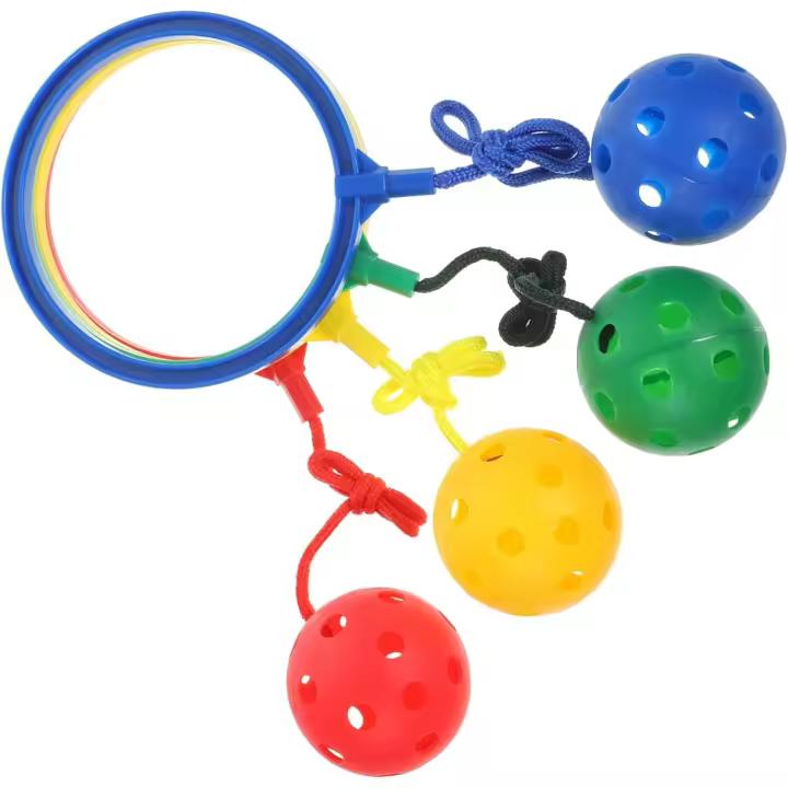Entersports Jump Rope Juguete de Saltos para Fitness Cuerda de Saltar con Bola Deportes y Salud - 1