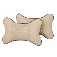 Bolso de cuello de cuero PU BUNO Alivio del dolor de cabeza Almohada universal llena de fibra - details 6