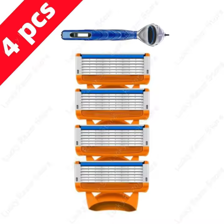 Original Fusion 5 capas de maquinilla de afeitar serie Razor Power Man afeitadora Manual Flexball barba limpieza de precisión afeitado de seguridad - 1