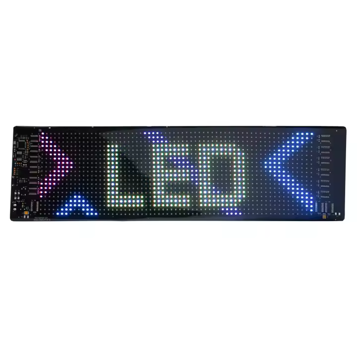 Pantalla LED con control remoto y cable 34,8*10,2 cm/13,7*4,02 pulgadas para automóviles, tiendas, bares, hoteles, KTV, restaurantes - 1