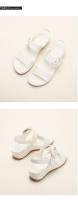 Sandalias de verano para mujer, nuevas, modernas y versátiles, cómodas, con tacón de cuña, suela plana, casuales, suela gruesa y tacón medio. - details 12