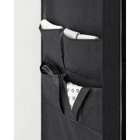 Armario Plegable de Tela 4 Barras, 4 Bolsillos Laterales, Almacenamiento, Negro RYG094B02 - details 5