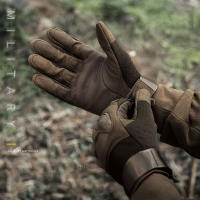 Guantes tácticos para motocicleta, Guantes tácticos militares tácticos para operación táctil, protección duradera para Motocross y caza - details 5