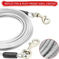 Correa para Perros de Acero Resistente Corredor 3/5/10M con Clips Superiores Uso al Aire Libre - details 3