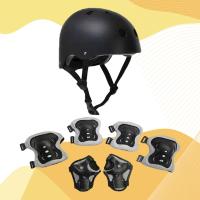 Conjunto de Casco de Bicicleta Ajustable para Niños Protección Deportiva de Seguridad para Rodillas, Rodillas, Muñecas Ideal para Bicicleta, Monopatín, Scooter - details 4