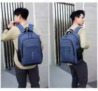 Mochila Impermeable para Hombre Bolsa de Hombro Ultra Ligera para Hombres Bolsa de Libros para Hombres Estilo Moderno Mochila para Portátil de 15.6