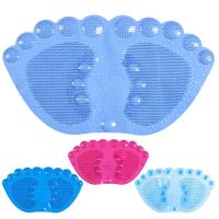 Alfombrilla antideslizante para baño con forma de dedo del pie, con ventosas, alfombrilla para suelo de ducha de seguridad, cómodo Pedal suave para inodoro - details 10