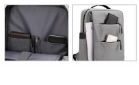 Mochila de negocios para hombre, versión coreana, bolsa de viaje de moda, mochila informal para estudiantes, minimalista y a la - details 2