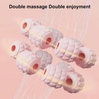 Rodillo masajeador redondo para cintura, anillo para músculos abdominales, Clip para pierna, tubo de estufa para limpiar los meridianos, herramientas portátiles de masaje para celulitis - details 12