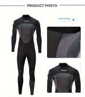 Traje de neopreno de cuerpo completo para hombre, Traje de buceo de manga larga, traje de baño de protección solar para hombre - details 7