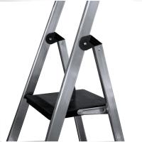 Tijera de 8 Escalones de Aluminio Plata de 366 cm de Altura con 150 kg de Capacidad de Carga - details 1