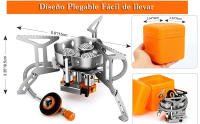 diseño liviano y plegable con estuche de transporte, conveniente para llevar.