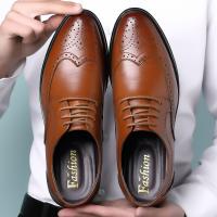 Zapatos de cuero de los hombres,zapatos formales de negocios,estilo británico,Casual Plus Size,zapatos de hombre - details 10