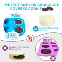 Molde de Galletas Oreo de Silicona Walfos Cilindro Redondo para Chocolate Cubierto Molds para Cookies Dulces Jabón Cupcake Pudding Set de 3 - details 4