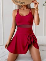 Traje de baño 2025 nuevo traje de baño de una pieza falda de traje de baño para mujer. - details 9