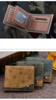 Cartera Vintage de cuero esmerilado para hombre, billetera de gran capacidad con múltiples ranuras para tarjetas, monedero, bolsa para tarjetas de crédito - details 2