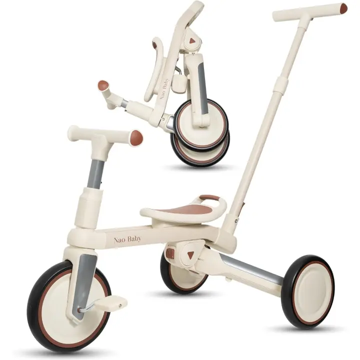 Bicicleta Plegable para Niños Fácil de Transportar Triciclo Bebe 1-5 Años Bicicleta Evolutiva - 1