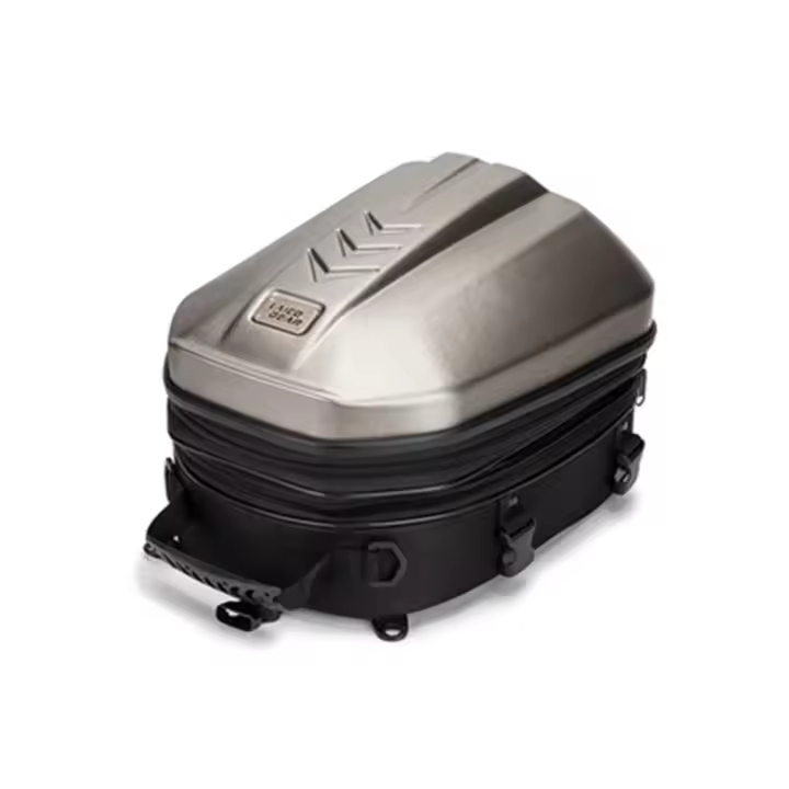 Bolsa Trasera de Motocicleta de Gran Capacidad Impermeable Equipo de Moto de Fibra de Carbono - 1