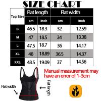 Camiseta sin mangas de entrenamiento de cintura para mujer, moldeador de cuerpo con cremallera, Top sin mangas con Control de barriga, ropa deportiva para mujer, ropa interior moldeadora de cuerpo - details 0