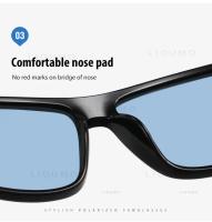 Gafas de Sol Polarizadas Photochromáticas de Marca Cuadrada Gafas de Visión Nocturna para Conducir - details 8