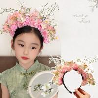 Tocado de flores con cabeza de Quanzhou, guirnalda de flores de estilo étnico, accesorios para el cabello, accesorios de fotografía - details 10