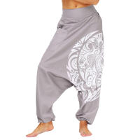 Pantalones harén con parte inferior caída para mujeres y hombres - details 13