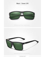 KINGSEVEN-Gafas de sol polarizadas TR90 para hombre y mujer, lentes cuadradas con espejo, accesorios - details 6