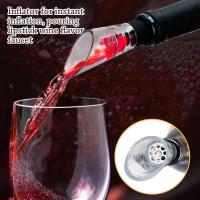 Vertedor inflable de plástico para vino tinto, vertedor rápido, aireador profesional de vino blanco - details 1