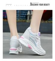 Zapatillas De Deporte Transpirables Con Superficie De Malla Para Mujer, Zapatos De Suela Gruesa Para Papá, Talla Pequeña 33, 40, Primavera Y Otoño - details 20