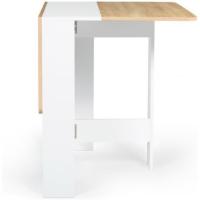 Mesa plegable para 2-4 personas, madera, blanco, madera de haya, 103 x 76 cm - details 6