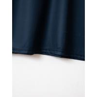 Camisa polo informal para hombre 2025, botón de solapa, camiseta versátil de rayas horizontales de negocios - details 11