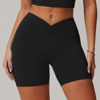 Shorts deportivos de yoga de cintura alta con compresión para mujer, cómodos, con cintura en V. - details 1