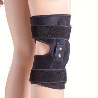 Ordene una talla más, rodillera con bisagras Sparthos de alta calidad - ACL, MCL, - Diseño de rótula abierta con estabilizadores laterales de metal dobles - Soporte para correr, para hombres y mujeres - details 2