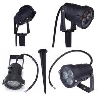 Luces LED de jardín impermeables para exteriores, foco con punta IP65, 3W, 220V, 4 piezas, Lámpara decorativa de paisaje, color verde - details 9