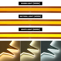 Cinta de Luz LED COB 12V 24V 8MM PCB con Conector DC Ajustable Luz Lineal de Alta Densidad para Decoración de Habitación Marca XUNATA - details 2
