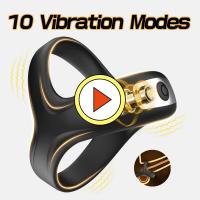 Anillo vibrador Leten para hombres, anillos de silicona, vibrador intenso para hombres, erección más larga, más dura, más fuerte, juguetes sexuales para adultos - details 0