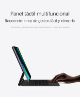 AJIUYU-Teclado mágico para Xiaomi Pad 6 Pro, 11 pulgadas, tableta MiPad 6, Teclado inteligente magnético español, funda con retroiluminación - details 3