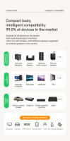 Transmisor y receptor de Audio con Bluetooth 5,4 para coche, adaptador inalámbrico AUX LED de 3,5mm, compatible con tarjeta TF para TV, PC, Kit de auriculares con micrófono - details 13