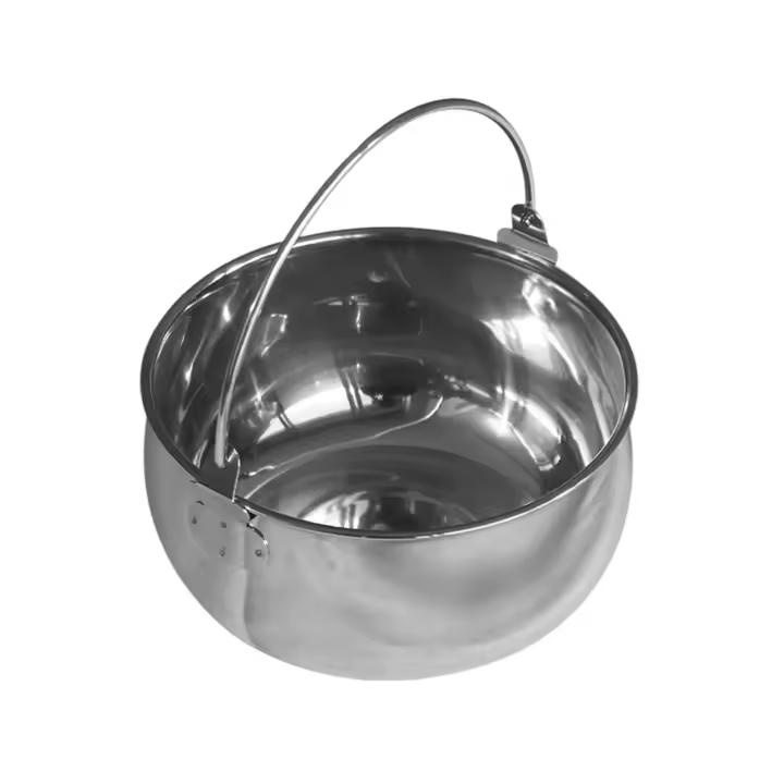 Olla de Camping Antiadherente 1.5L Utensilio de Cocina Colgante para Barbacoa, Pesca, Picnic, Senderismo - 1