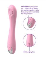 Masajeador Vibrador, Vibrador ABS Recargable Juguetes Sexuales Juguete Adulto para Mujeres Masaje 10 Frecuencia - details 3