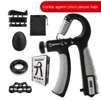 Equipo de ejercicio de mano / antebrazo 5 en 1| Rehabilitación   entrenamiento de fuerza| Pelota antiestrés y resistencia ajus - details 0