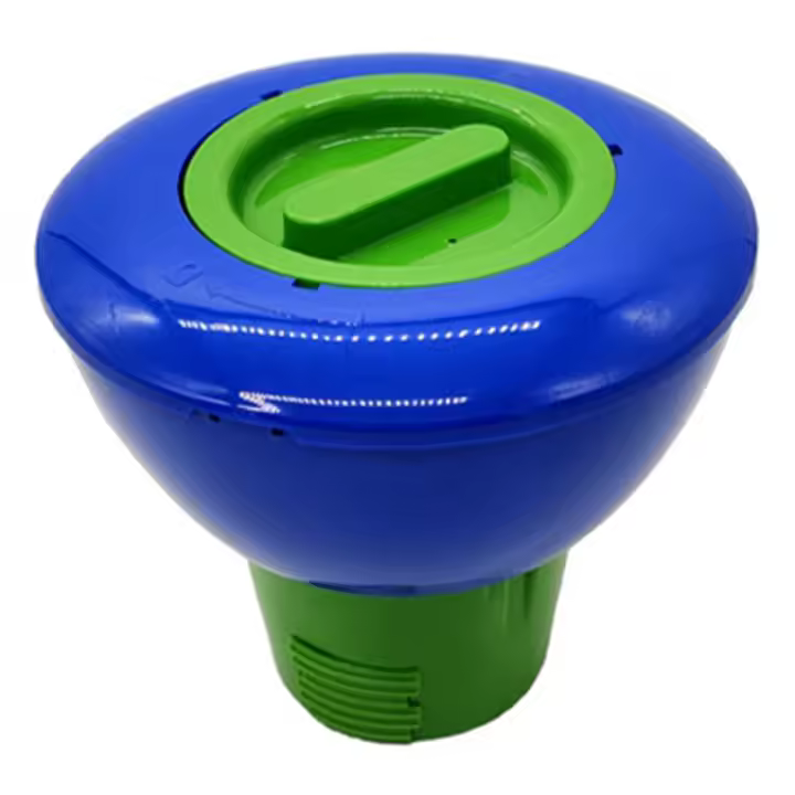 Flotador de piscina de 7 pulgadas, dispensador de cloro/bromo para piscinas, Spas, bañeras de hidromasaje y fuentes - 1