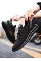 Zapatos deportivos de moda para hombre transpirables de malla fina zapatos deportivos de marea versátiles ligeros de suela blanda zapatos casuales - details 5