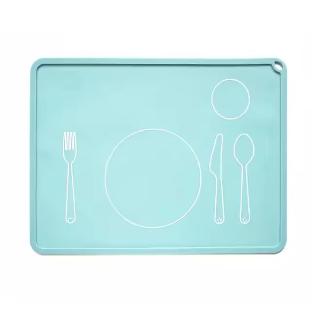 Mantel Individual Grueso Antiadherente de Grado Alimenticio para Niños, Tapete de Silicona para Cena en el Jardín de Infantes, Regalo. - 1
