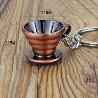 Llavero de Metal 3D creativo con forma de cafetera, Mini llavero con mango de café, llavero creativo con forma de jarra Moka, colgante pequeño - details 46
