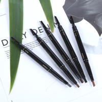Lápiz de cejas de doble cabeza, alto pigmento, no se decolora, resistente al agua, duradero, lápiz de cejas de cinco colores, cosméticos para ojos para mujeres - details 10