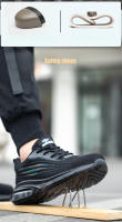 Los hombres de moda zapatos deportivos anti-smash anti-perforación flyknit ligero cómodo colchón de aire de amortiguación de choque zapatos deportivos zapatos para correr - details 4