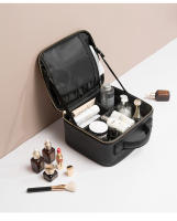 Neceser profesional de gran capacidad para mujer, bolsa de viaje, estuche de maquillaje - details 14