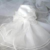 Elegante Vestido de Princesa para Perros Pequeños Ropa de Mascota Blanca para Bodas, Fiestas de Baile, Cachorros, Gatos - details 10