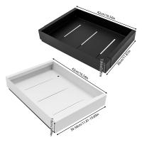 Estante de almacenamiento de cosméticos, cesta de almacenamiento en el armario, estante de almacenamiento de cocina multifuncional sin perforaciones, 2 uds. - details 4